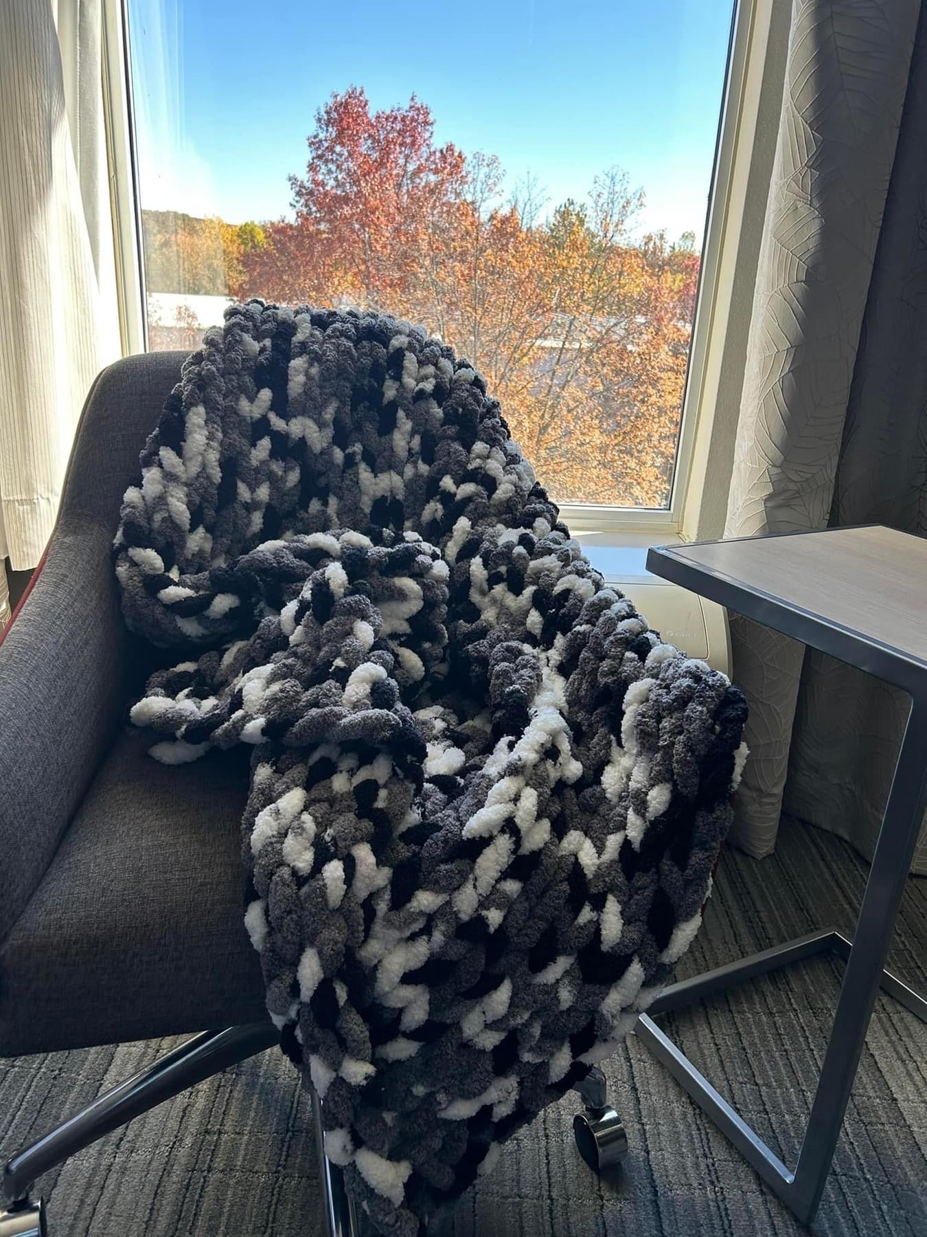 Handmade Chunky Medium Blanket