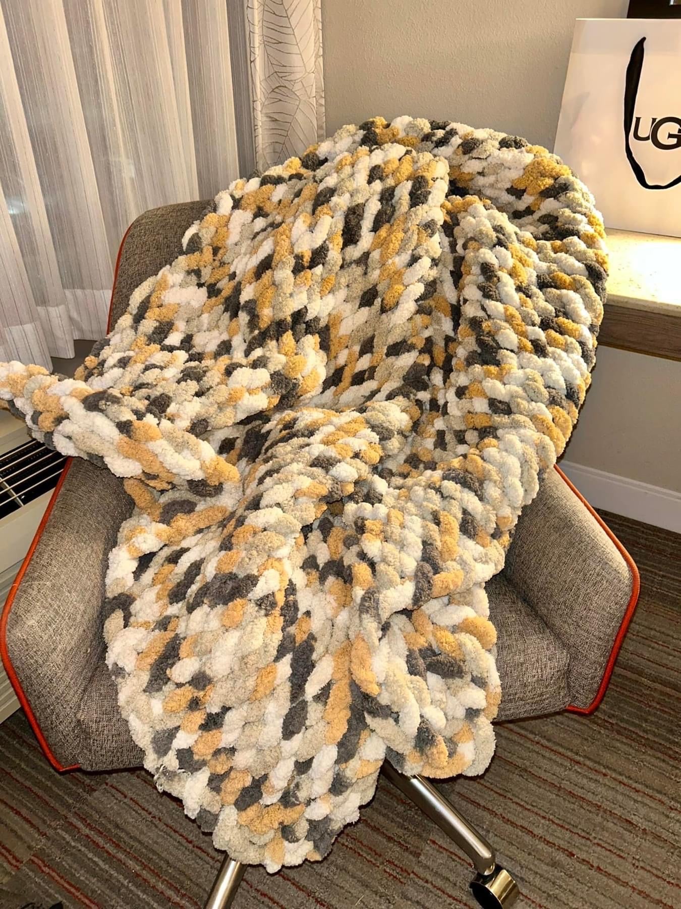 Handmade Chunky Medium Blanket