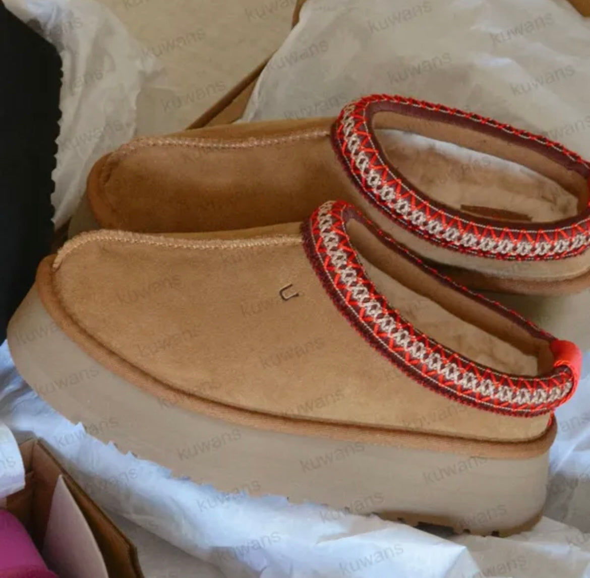 GG Platform Tzz store Moccasin Slippers